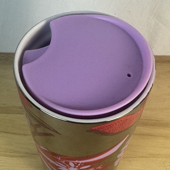 Starbucks Holiday 2021 Pine Bloom Pink Pinecone 12oz Ceramic Double Wall Tumbler - Picture 4 of 4